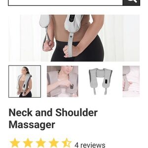 Gray Neck and Shoulder Massager